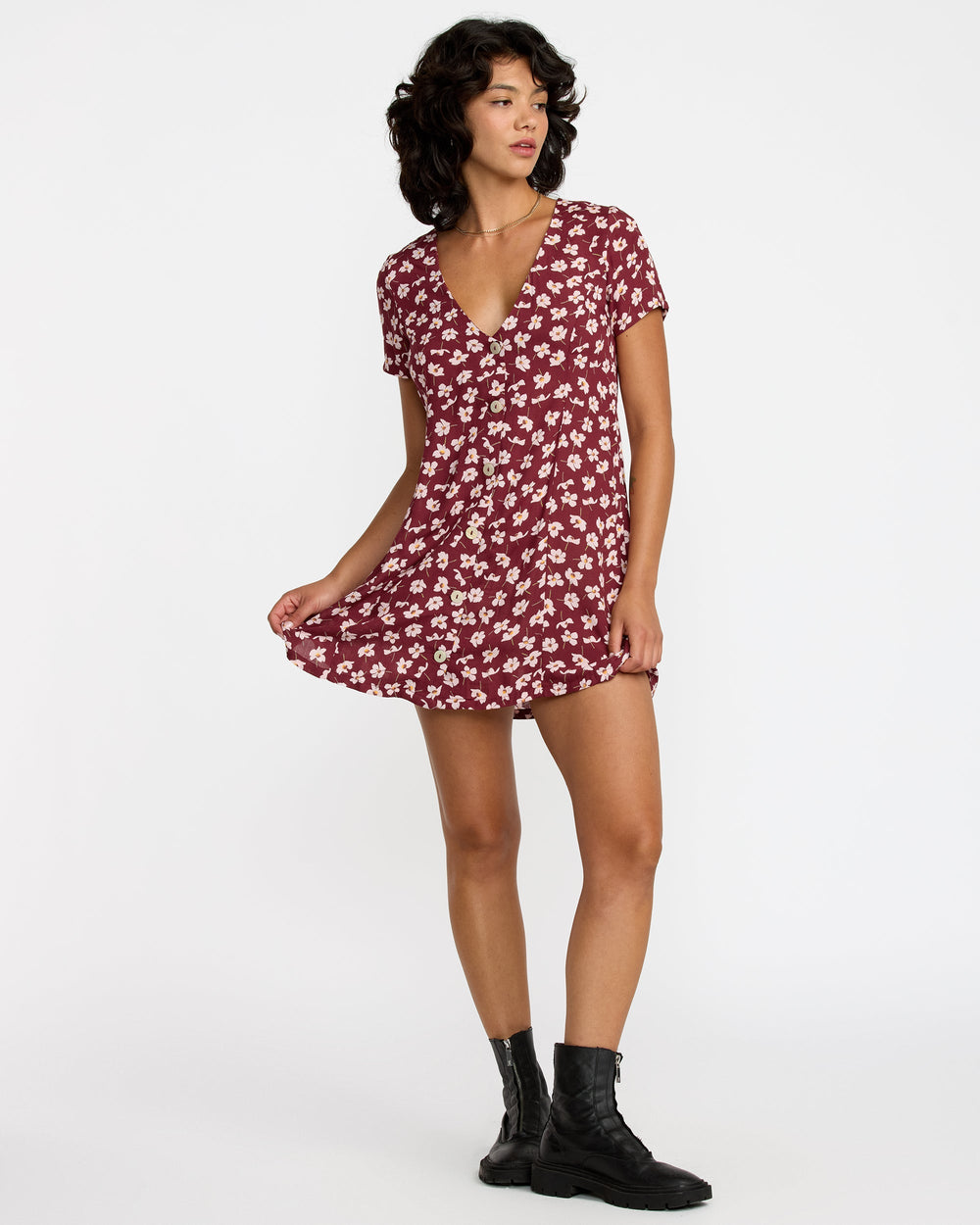 Understated Dress - Cranberry | RVCA discount