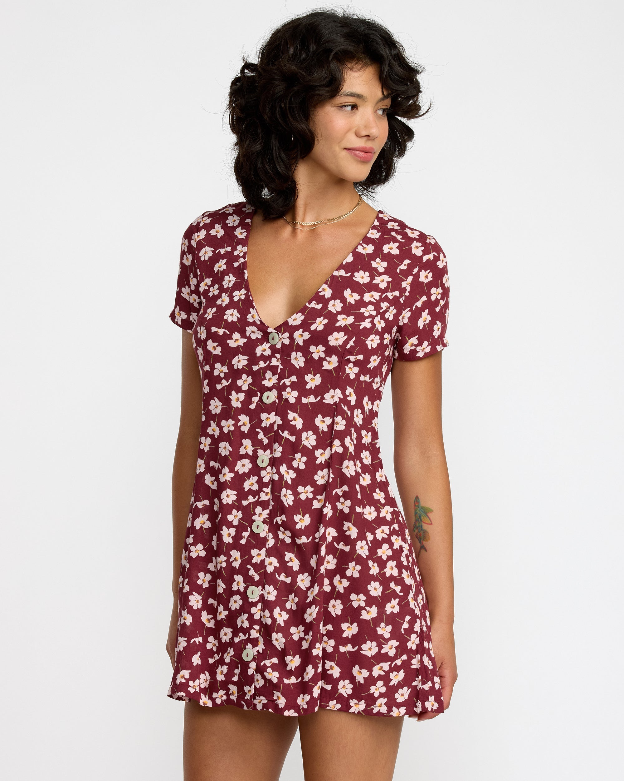 Understated Dress - Cranberry | RVCA discount