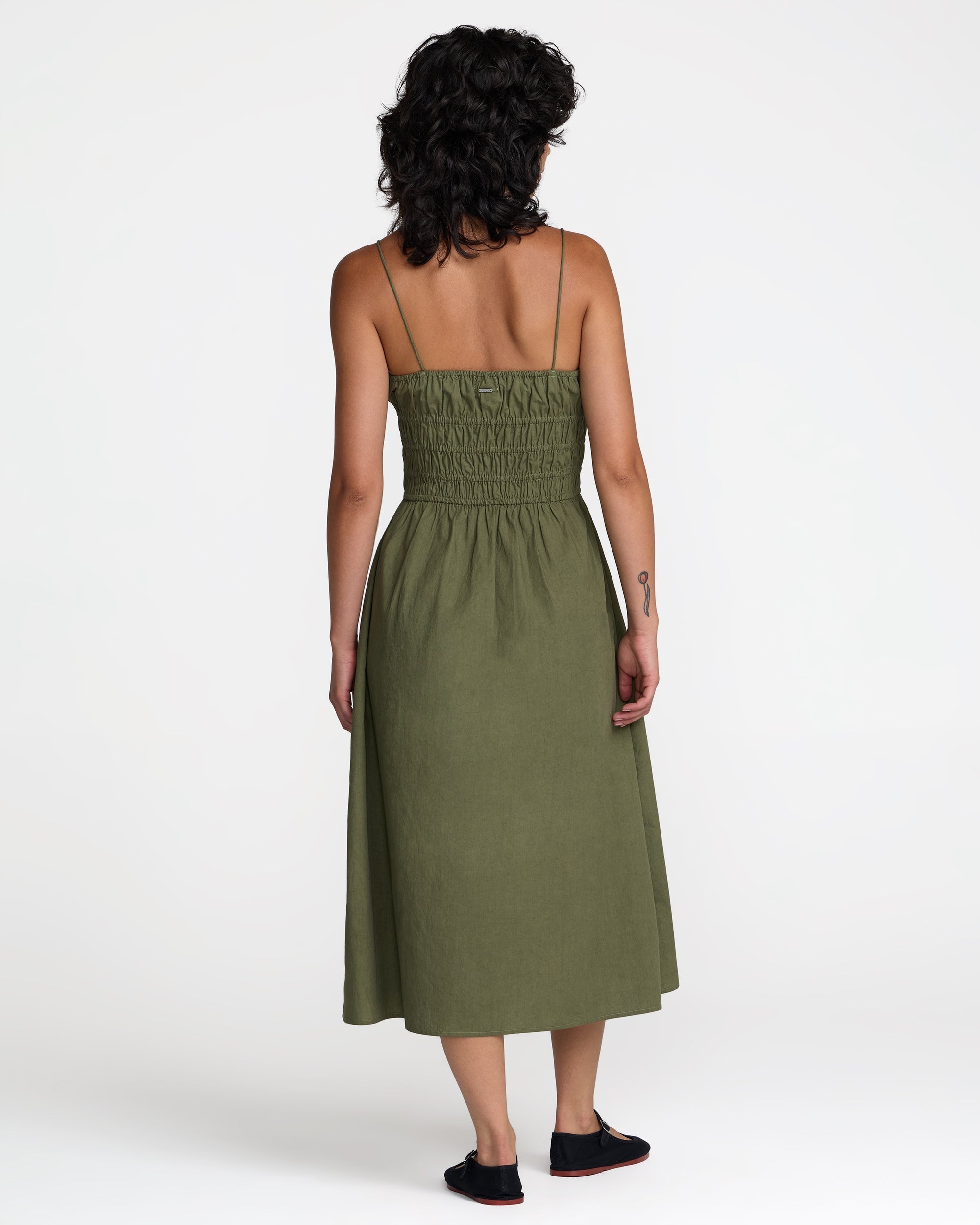 Raya Midi Dress - Olive | RVCA for sale