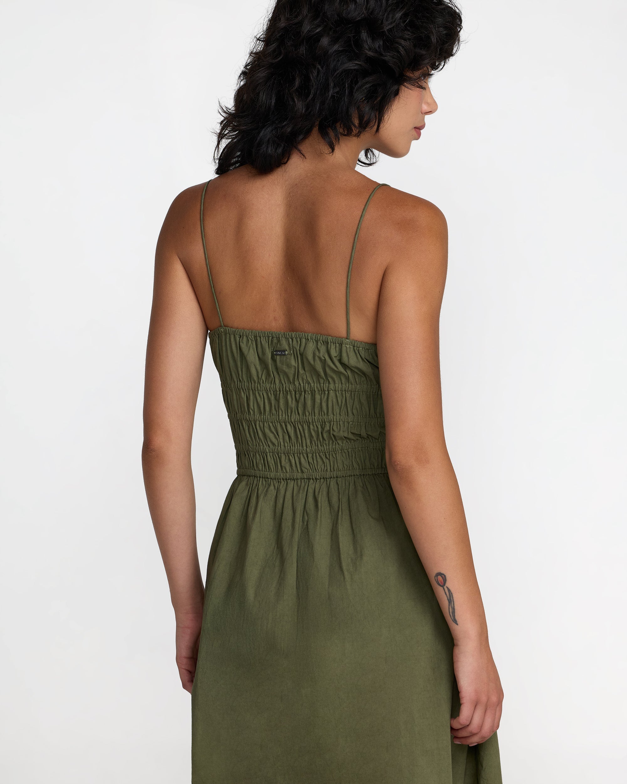Raya Midi Dress - Olive | RVCA for sale