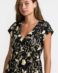 Vienna Dress - Rvca Black Floral | RVCA online