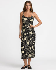Aelia Midi Dress - Rvca Black Floral | RVCA sale
