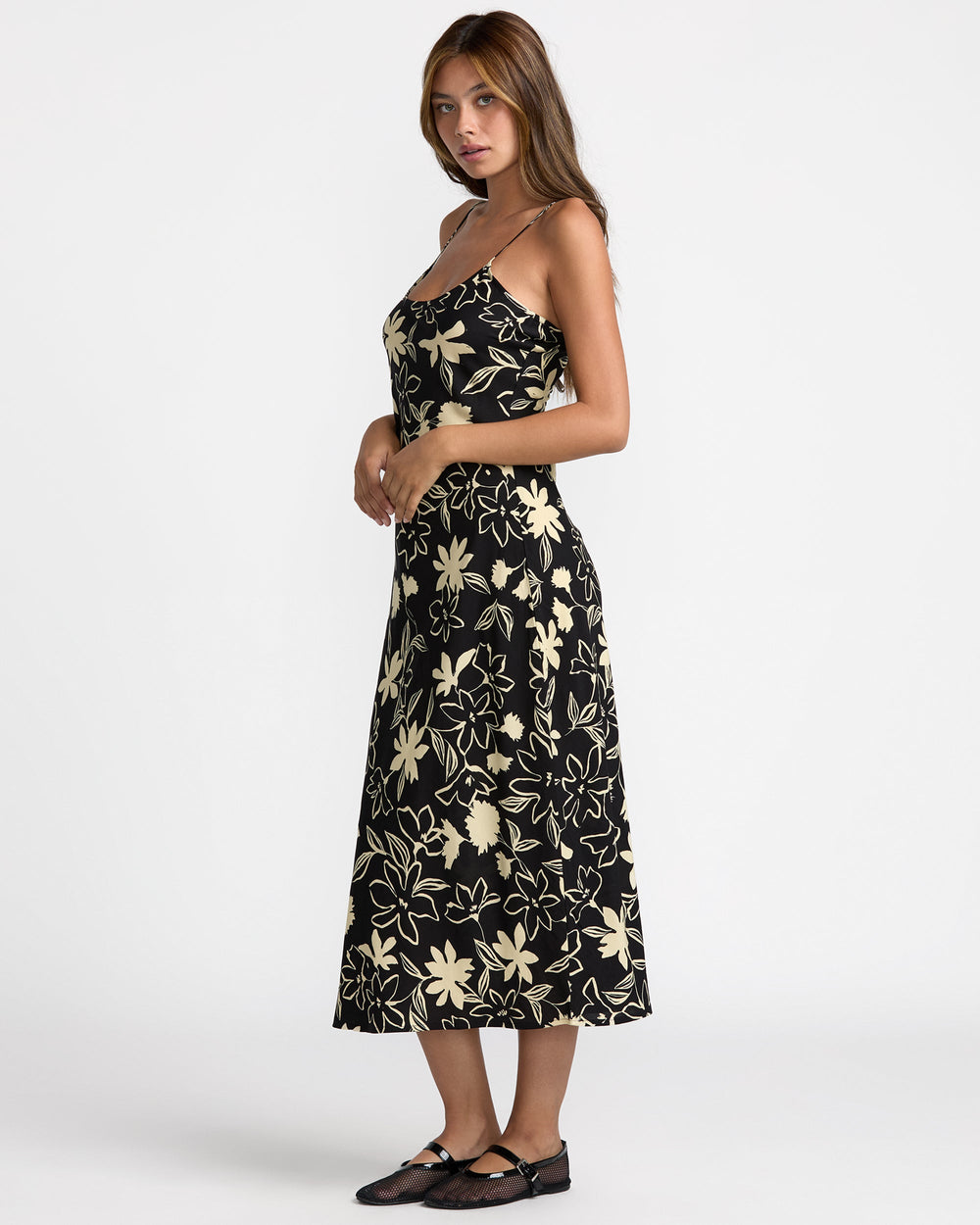 Aelia Midi Dress - Rvca Black Floral | RVCA sale