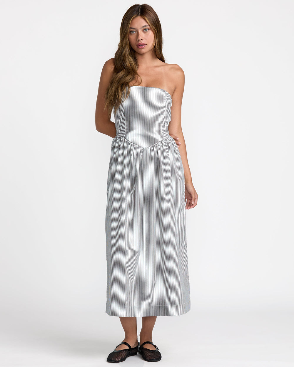 Florence Drop Waist Midi Dress - Pirate Black | RVCA online