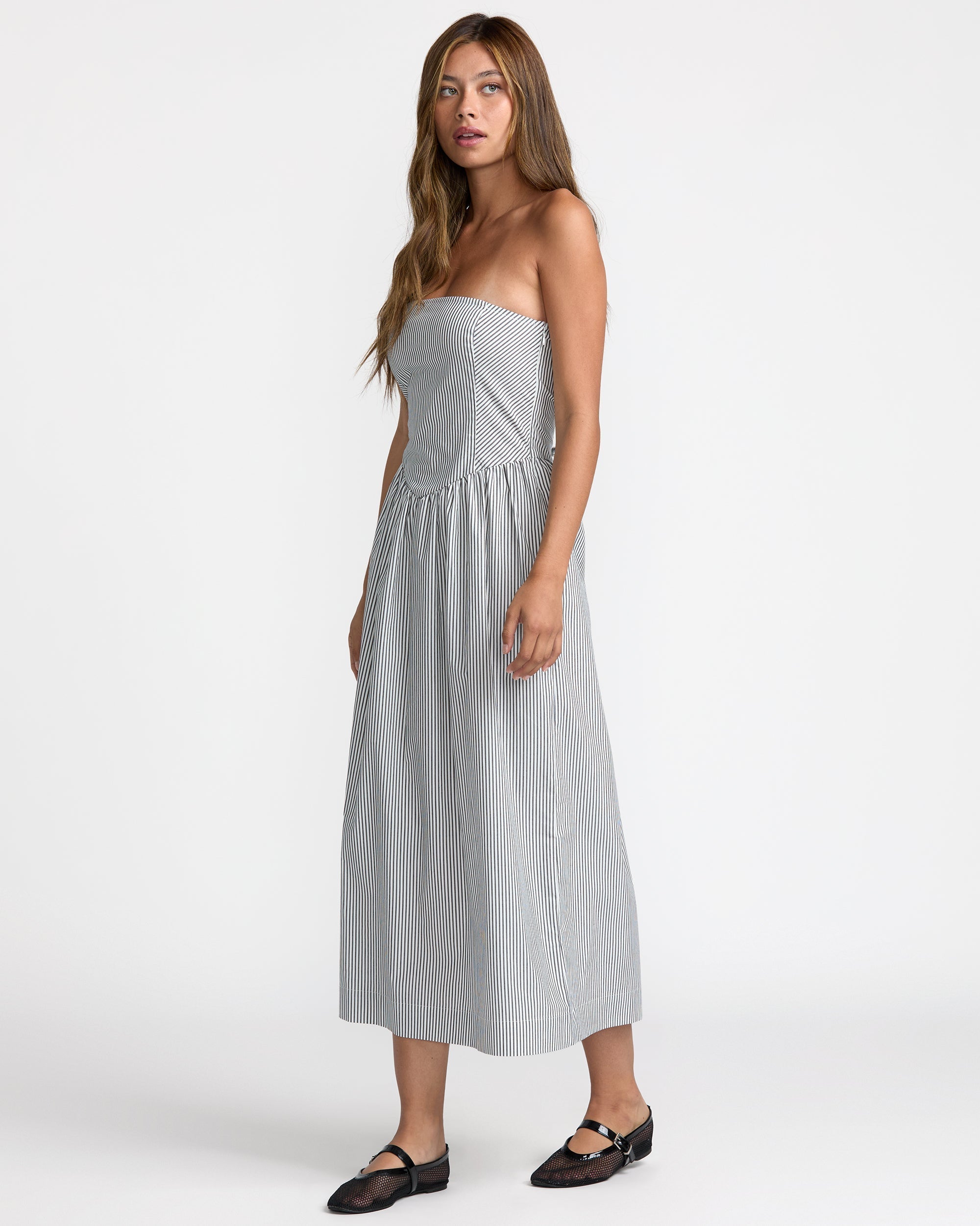 Florence Drop Waist Midi Dress - Pirate Black | RVCA online