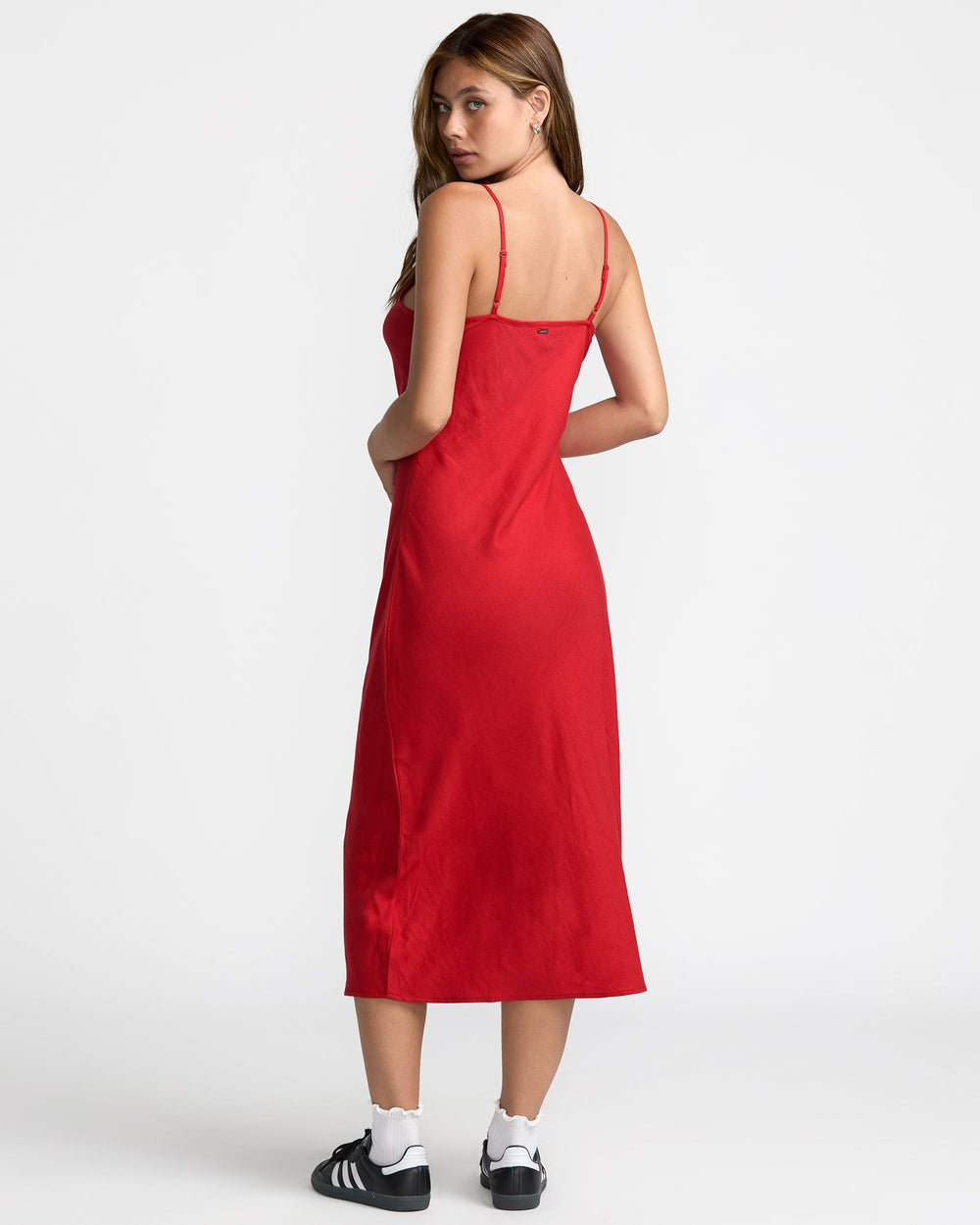 Lets Dance Slip Dress - Pepper Red | RVCA online
