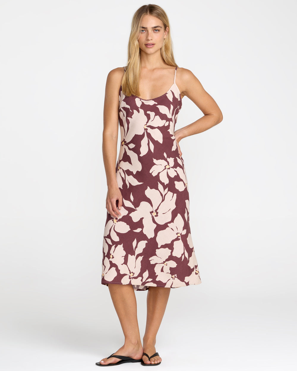 Lets Dance Slip Dress - Terra Brown | RVCA sale