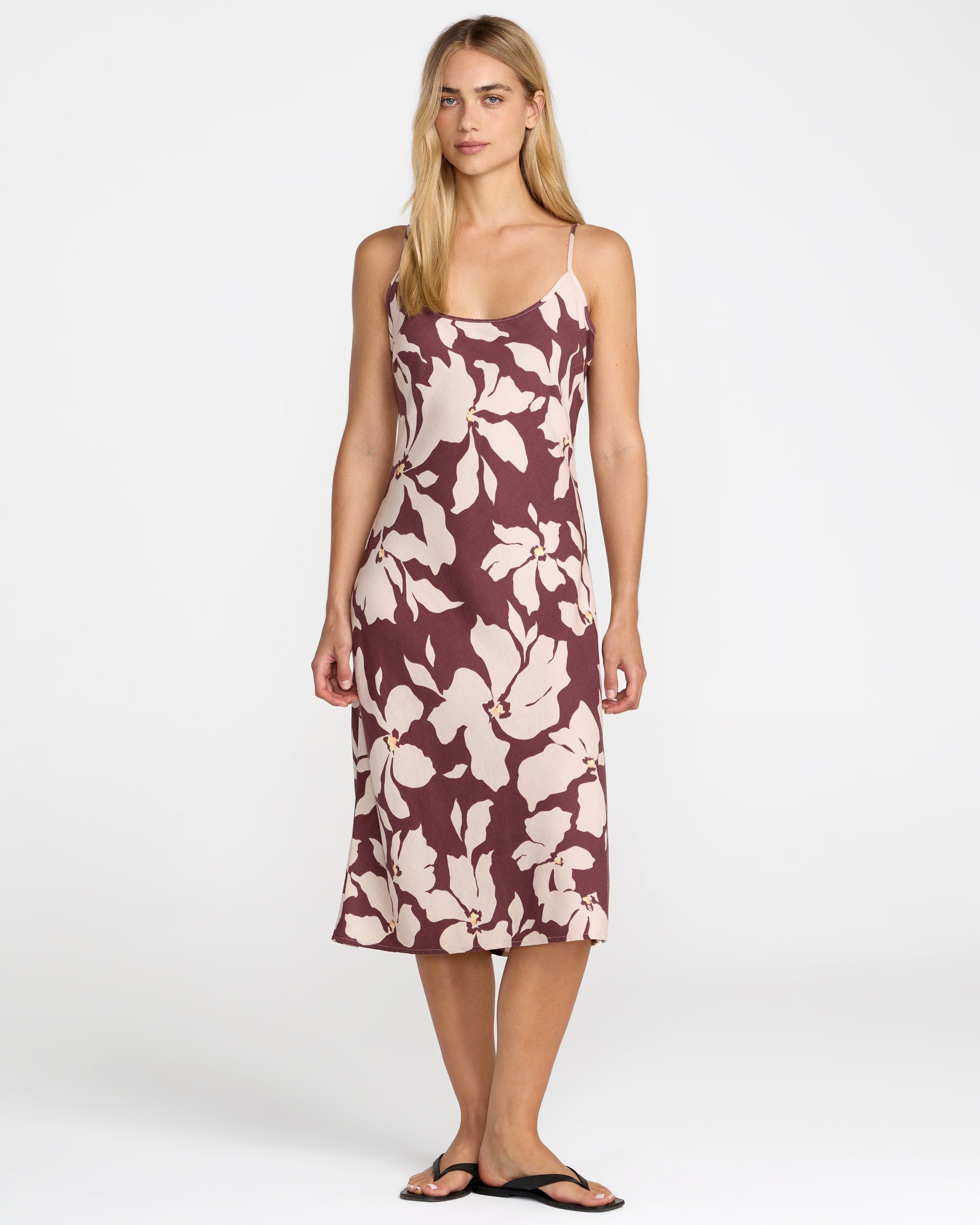 Lets Dance Slip Dress - Terra Brown | RVCA sale