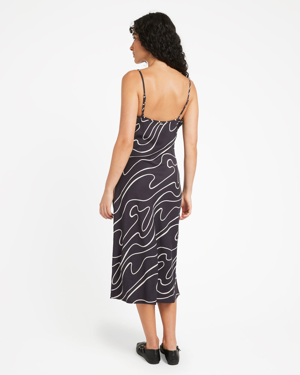 Let's Dance Slip Dress - Washed Black | RVCA on sale
