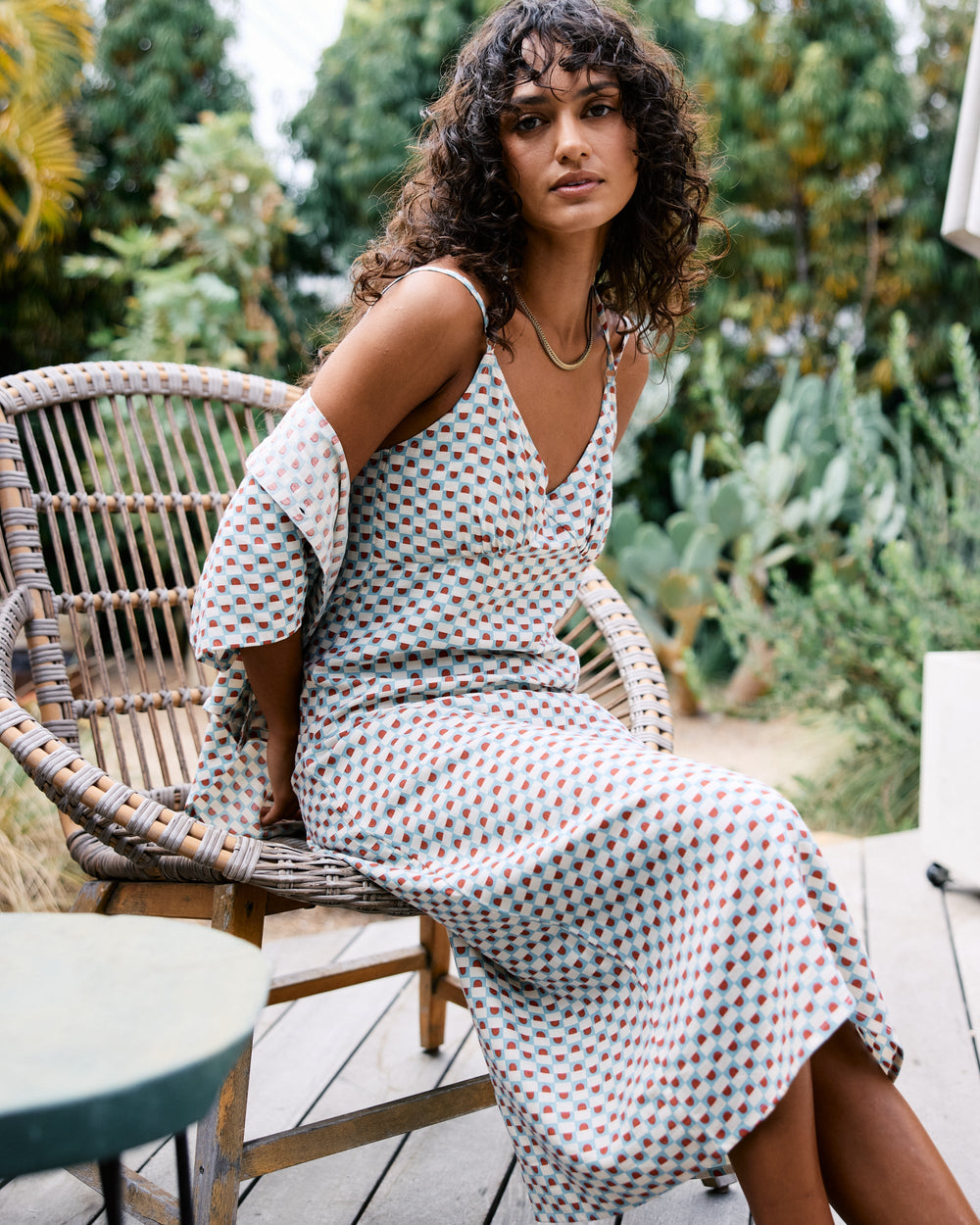 Jade Midi Dress - Sky Blue | RVCA outlet