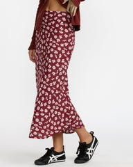 Annika Midi Skirt - Cranberry | RVCA US