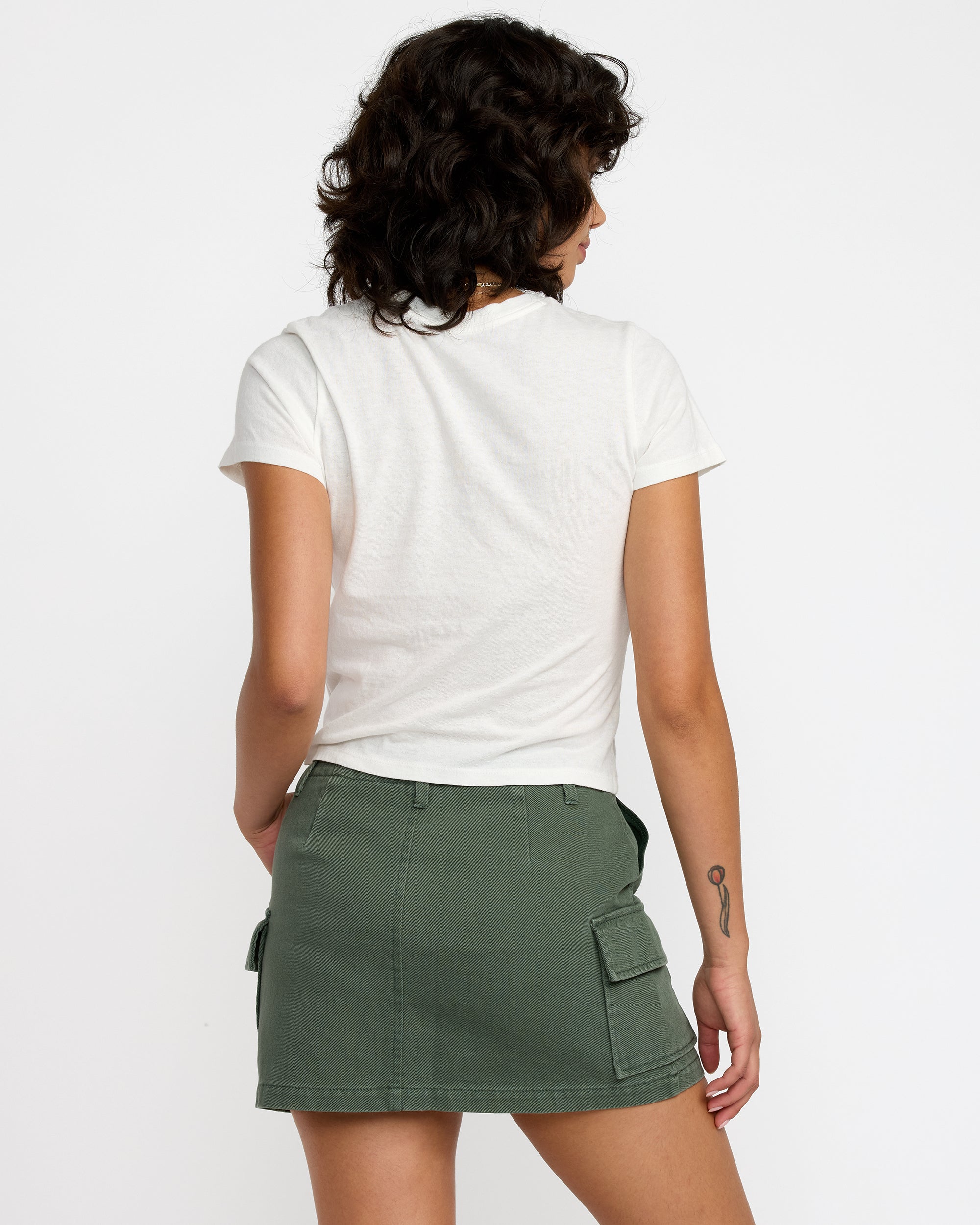 Dayshift Skort - Fir Green | RVCA on sale