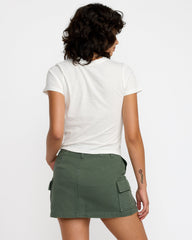 Dayshift Skort - Fir Green | RVCA on sale