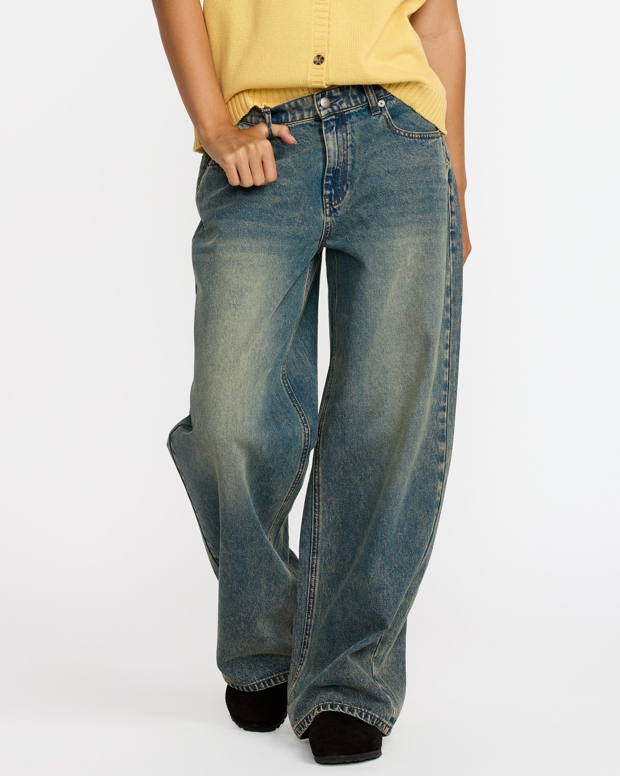 Loosey Pant - Dusty Blue Wash | RVCA discount