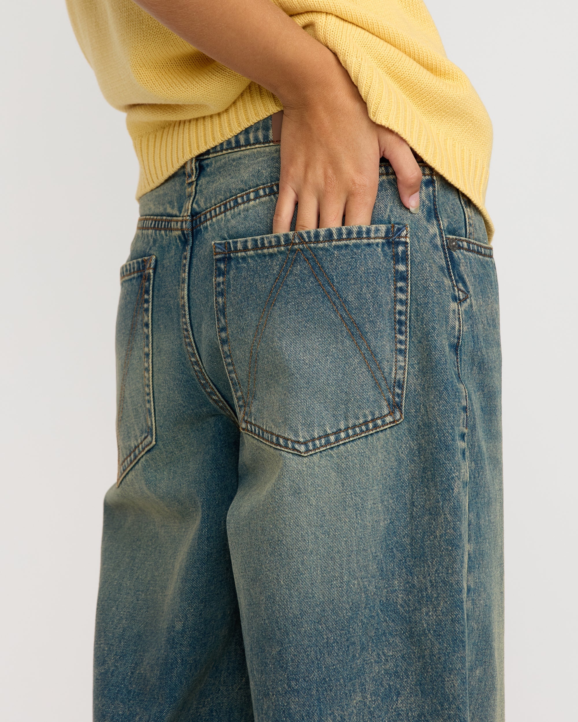 Loosey Pant - Dusty Blue Wash | RVCA discount