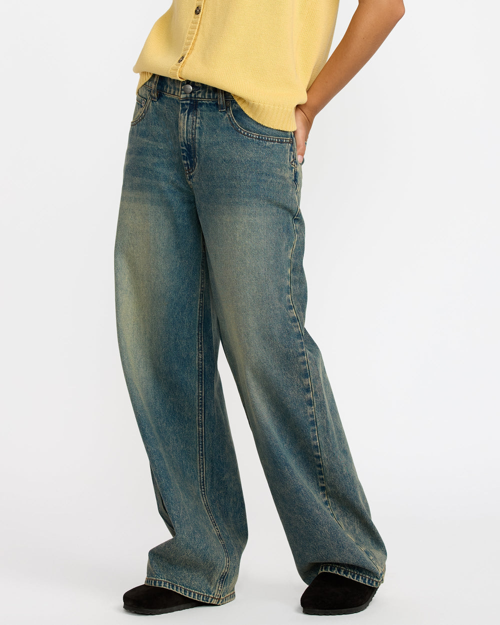 Loosey Pant - Dusty Blue Wash | RVCA discount