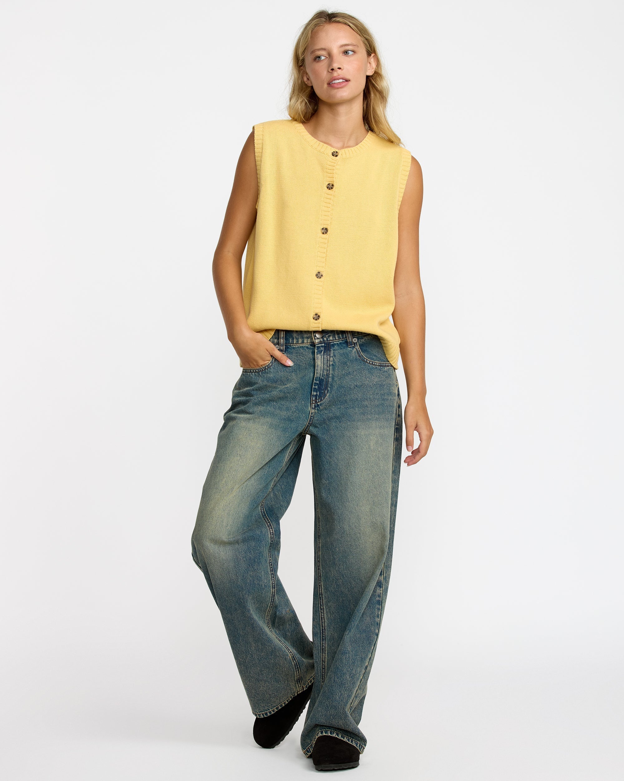 Loosey Pant - Dusty Blue Wash | RVCA discount