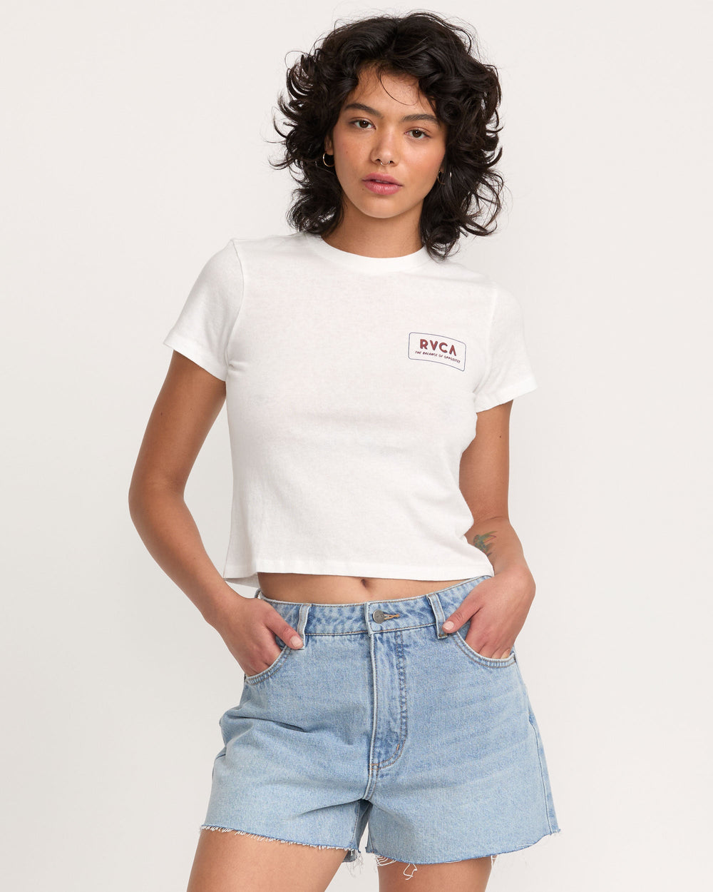 Pacific Denim Short - Bleached Indigo | RVCA outlet