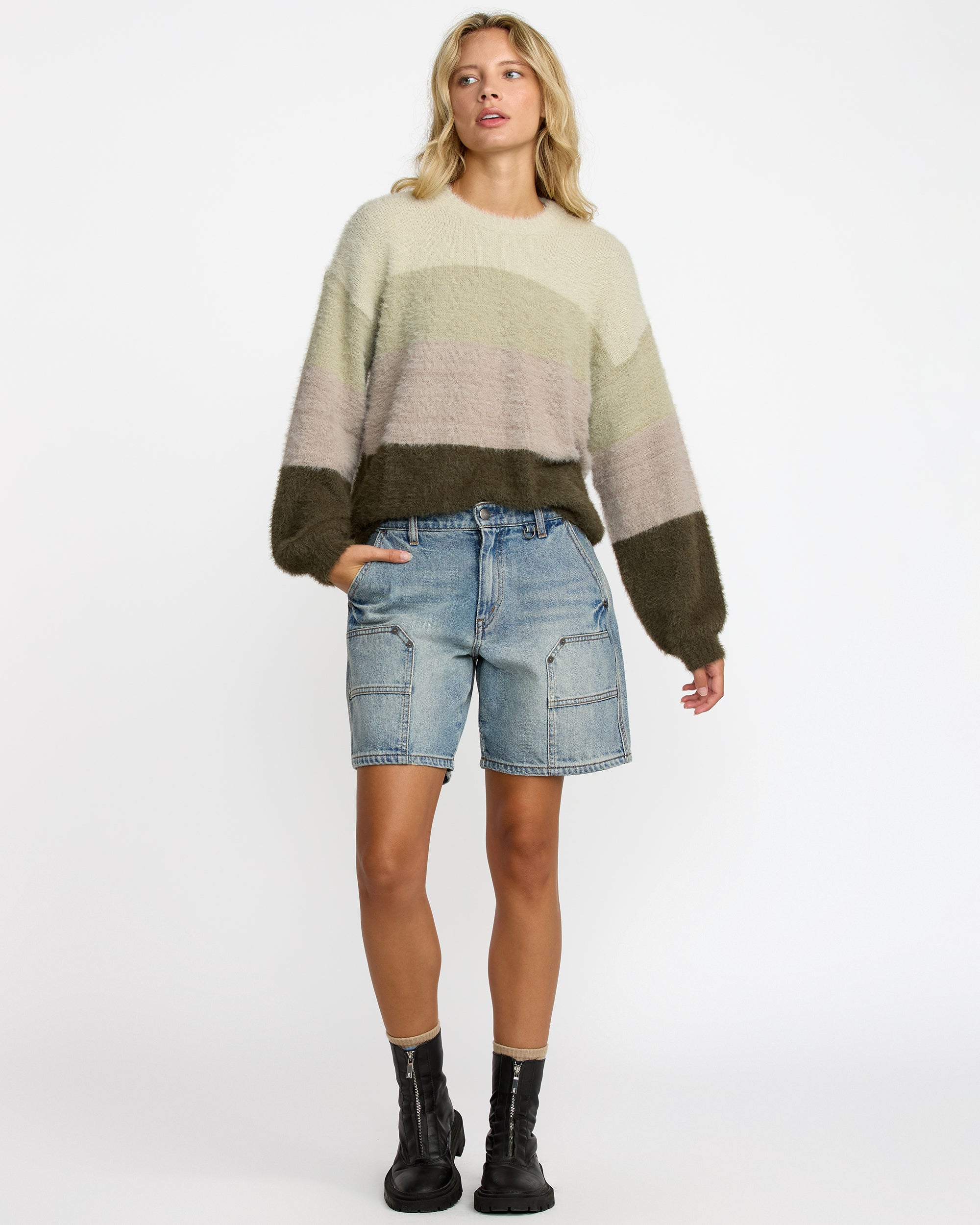 Chainmail Short II - Light Vintage Indigo | RVCA discount