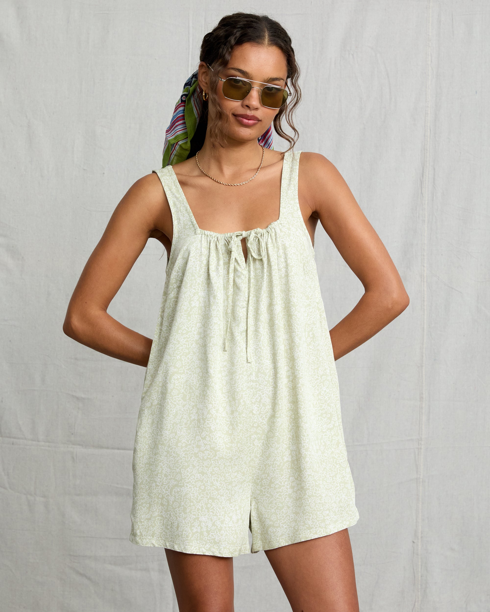 Oliver Romper - Lint Bright Floral | RVCA US