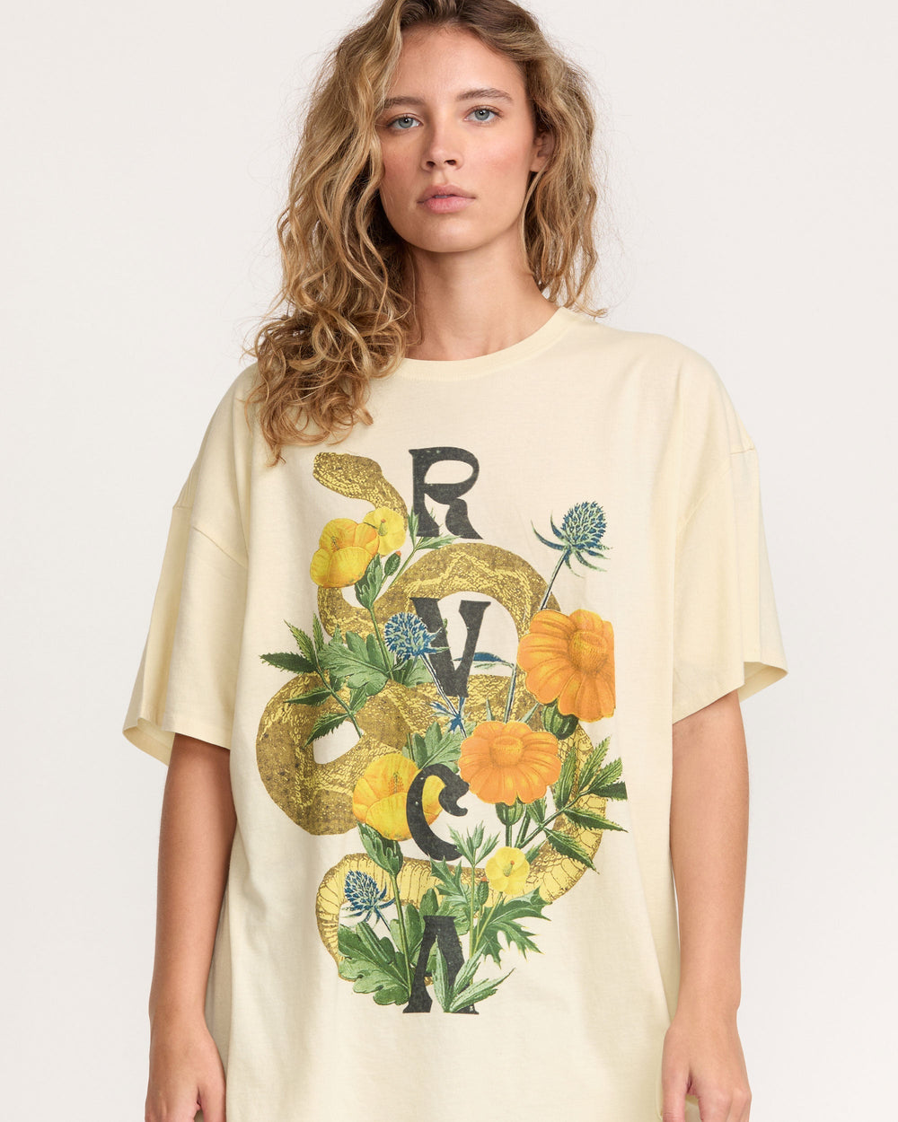 Baggie Tee - Cream | RVCA on sale