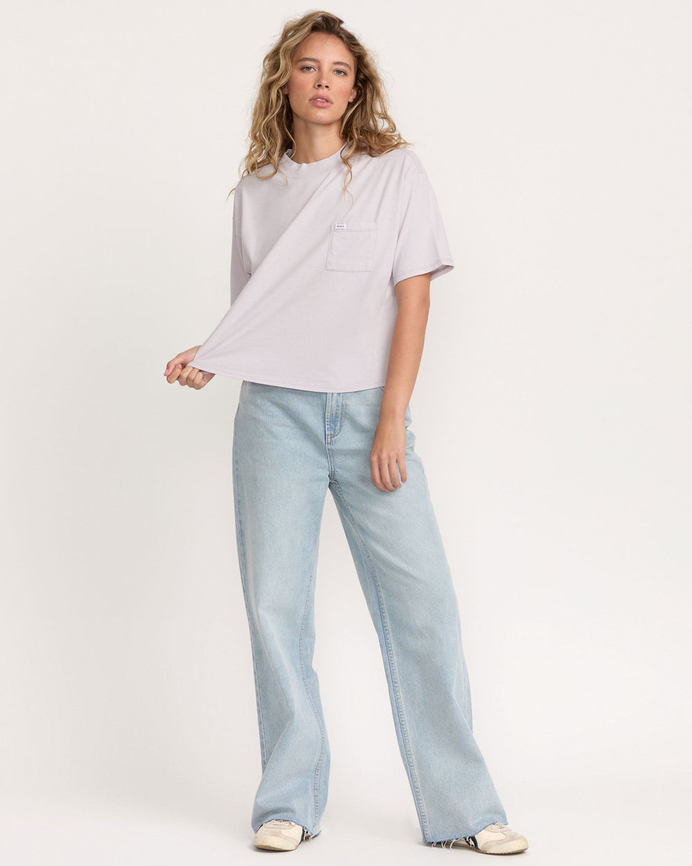 Kinney Tee Pocket PTC - Fog | RVCA sale