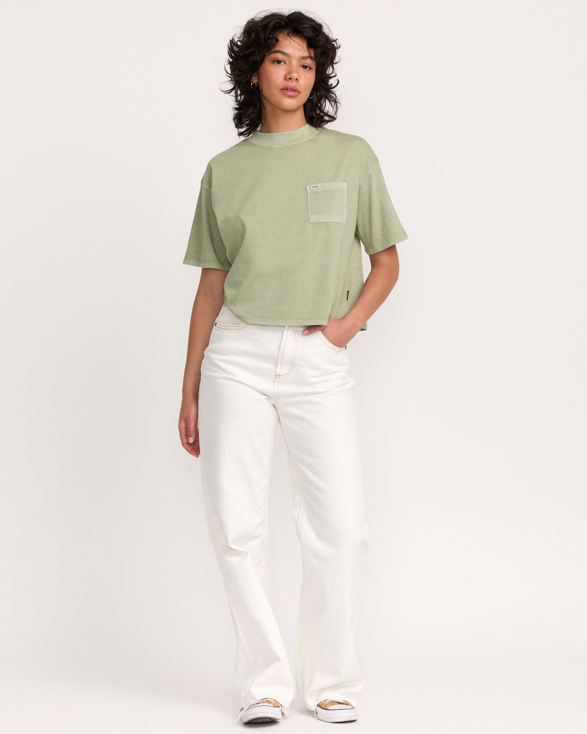 Kinney Tee Pocket PTC - Green Tea | RVCA near me