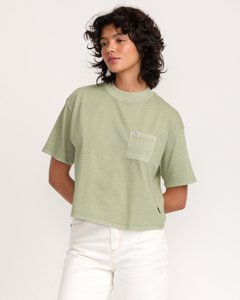 Kinney Tee Pocket PTC - Green Tea | RVCA near me