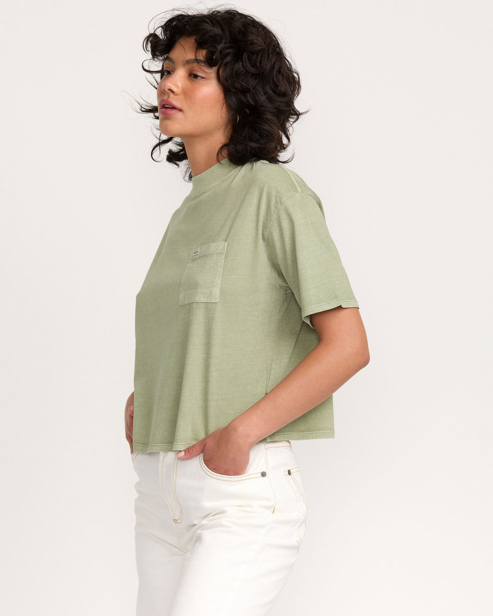 Kinney Tee Pocket PTC - Green Tea | RVCA near me