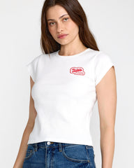 Ribbed Slim Tee - Vintage White | RVCA online