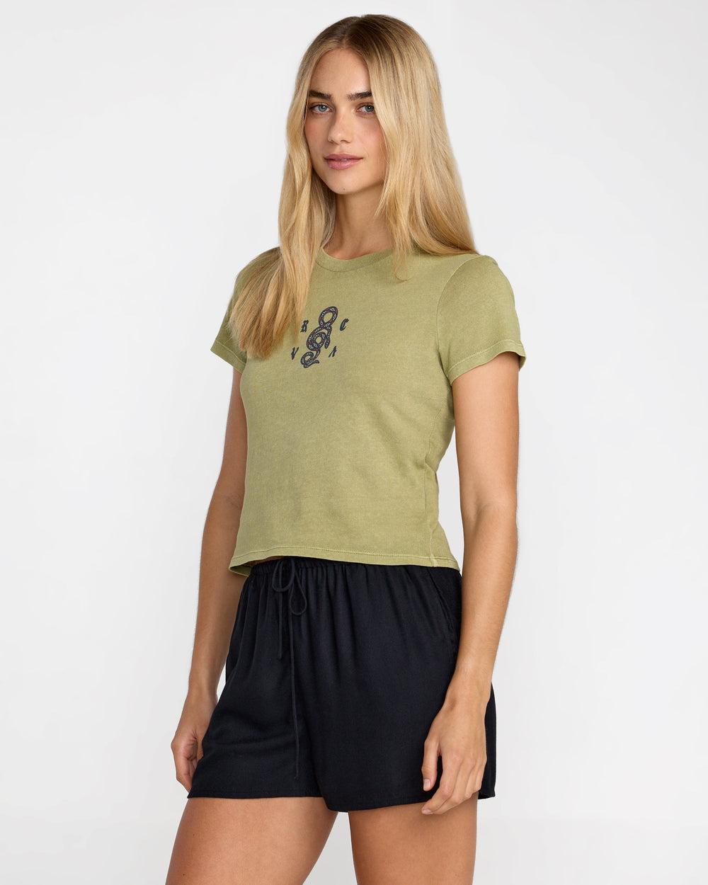 411 Tee - Sea Green | RVCA discount