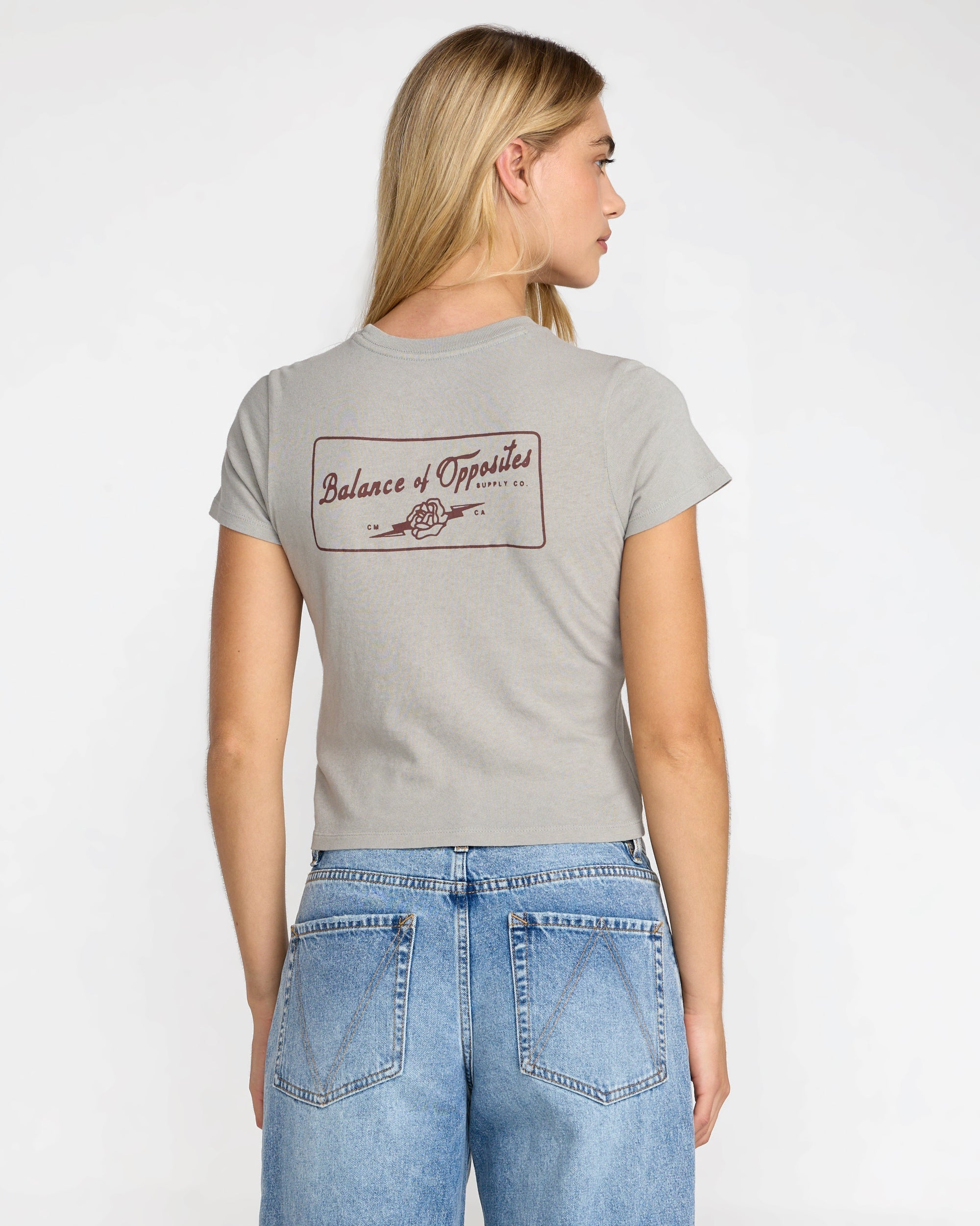411 Tee - Sky Grey | RVCA near me