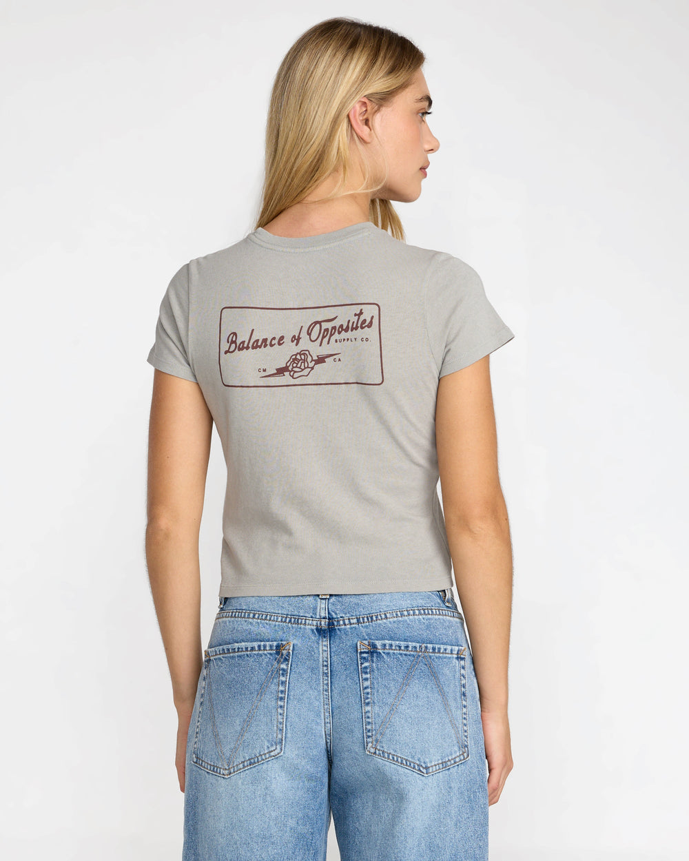 411 Tee - Sky Grey | RVCA near me