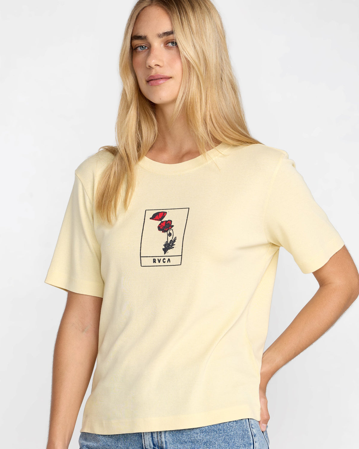 Icon Tee - Sea Mist | RVCA for sale