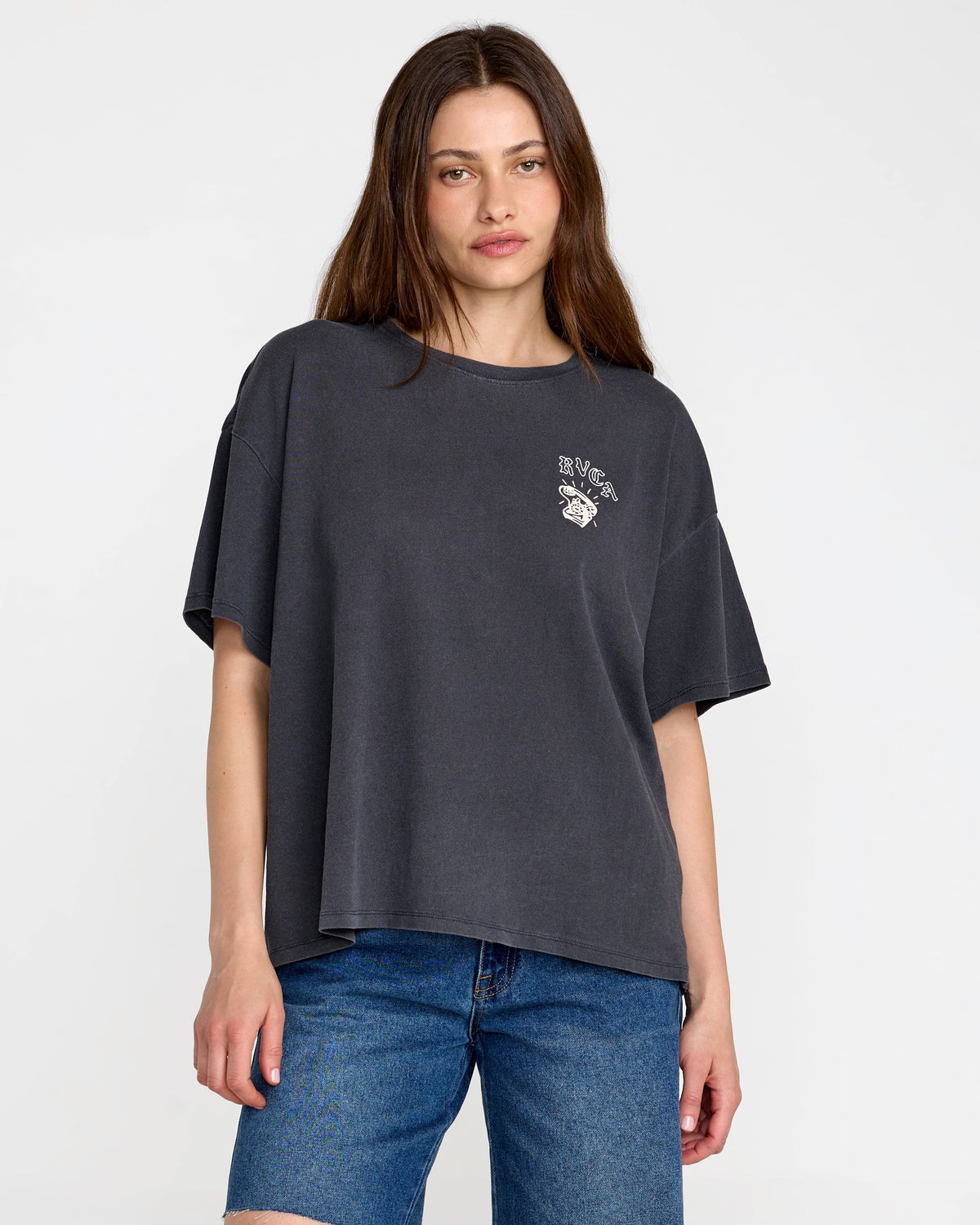 Move On BF Tee - Graphite | RVCA for sale