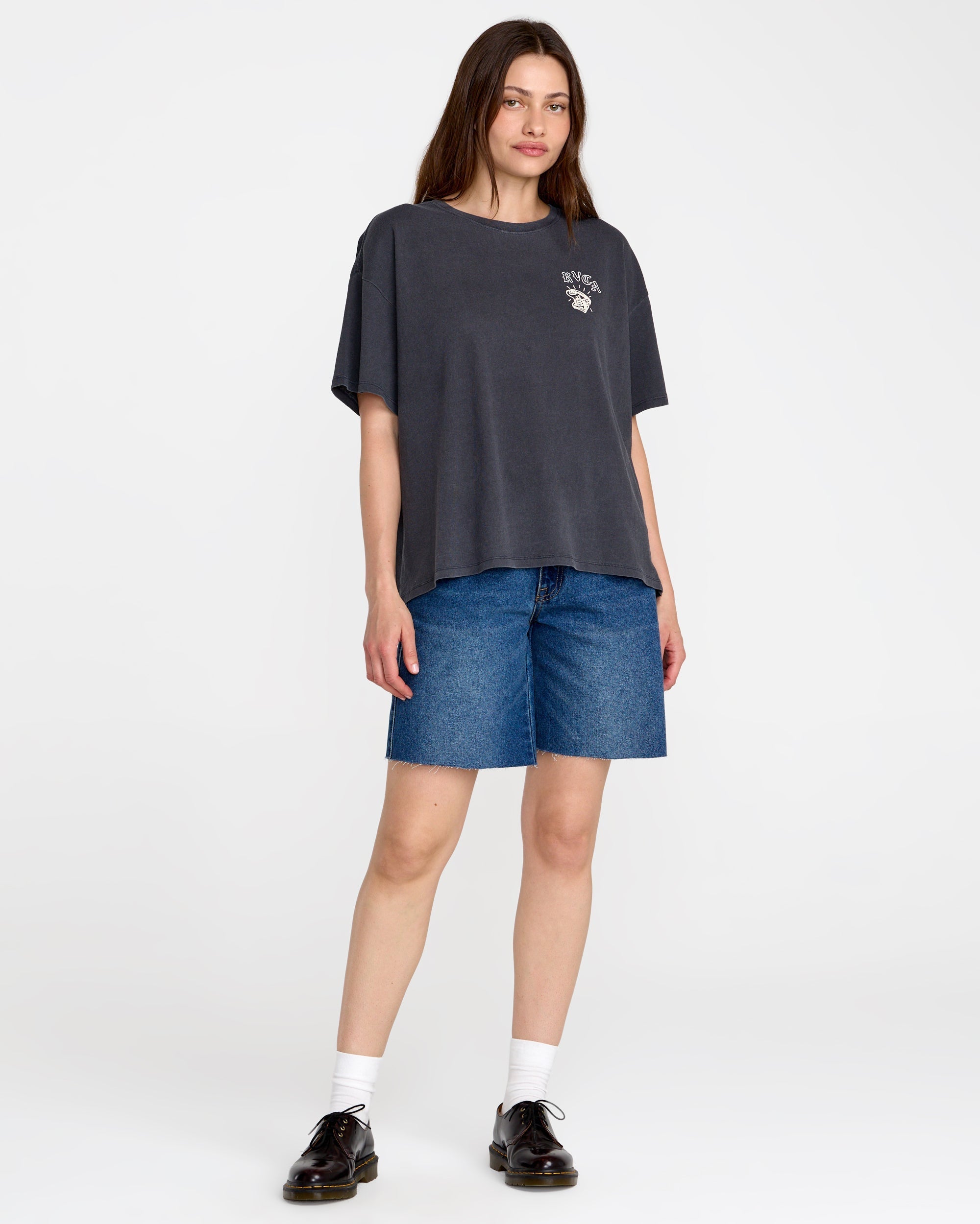 Move On BF Tee - Graphite | RVCA for sale