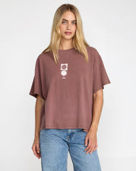 Move On BF Tee - Terra Brown | RVCA discount