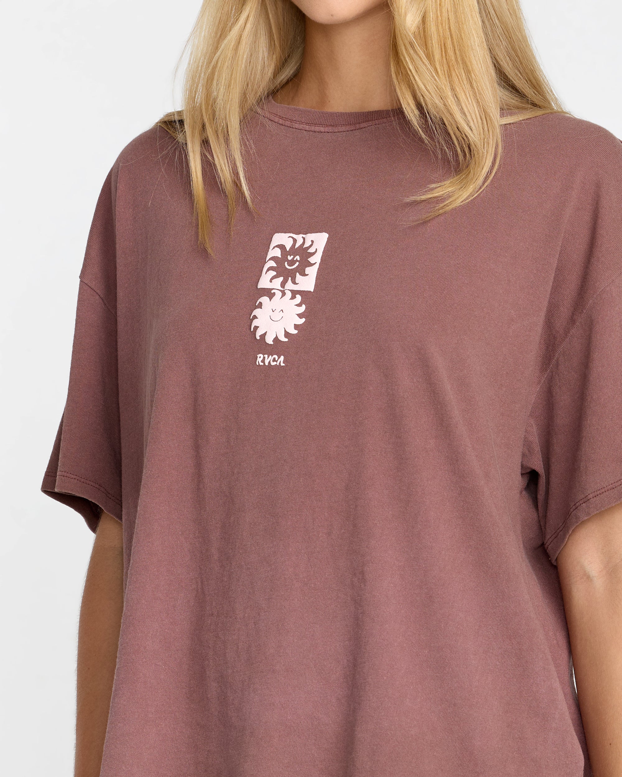 Move On BF Tee - Terra Brown | RVCA discount