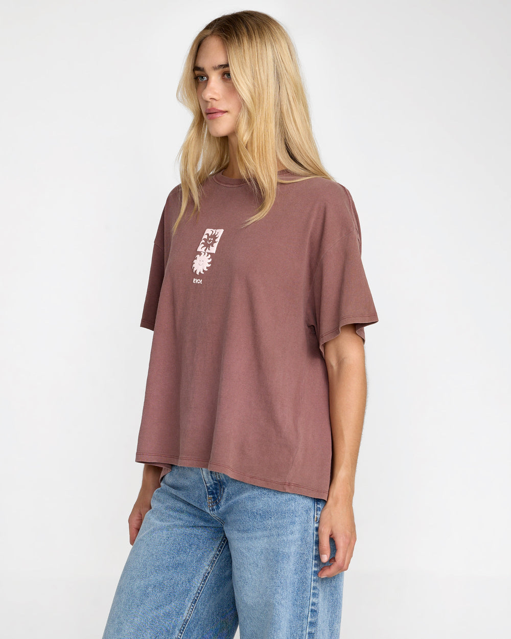 Move On BF Tee - Terra Brown | RVCA discount