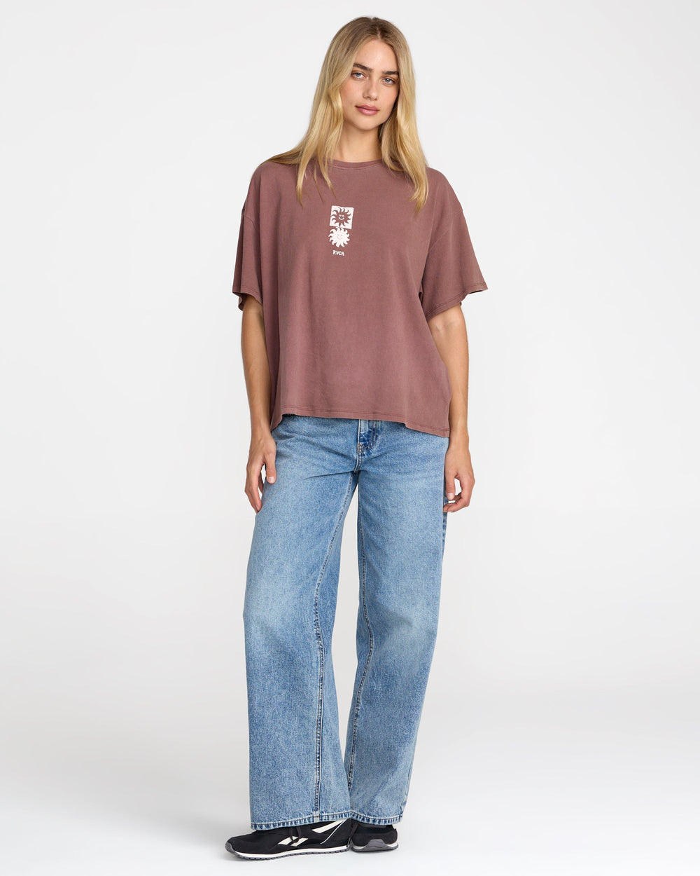 Move On BF Tee - Terra Brown | RVCA discount