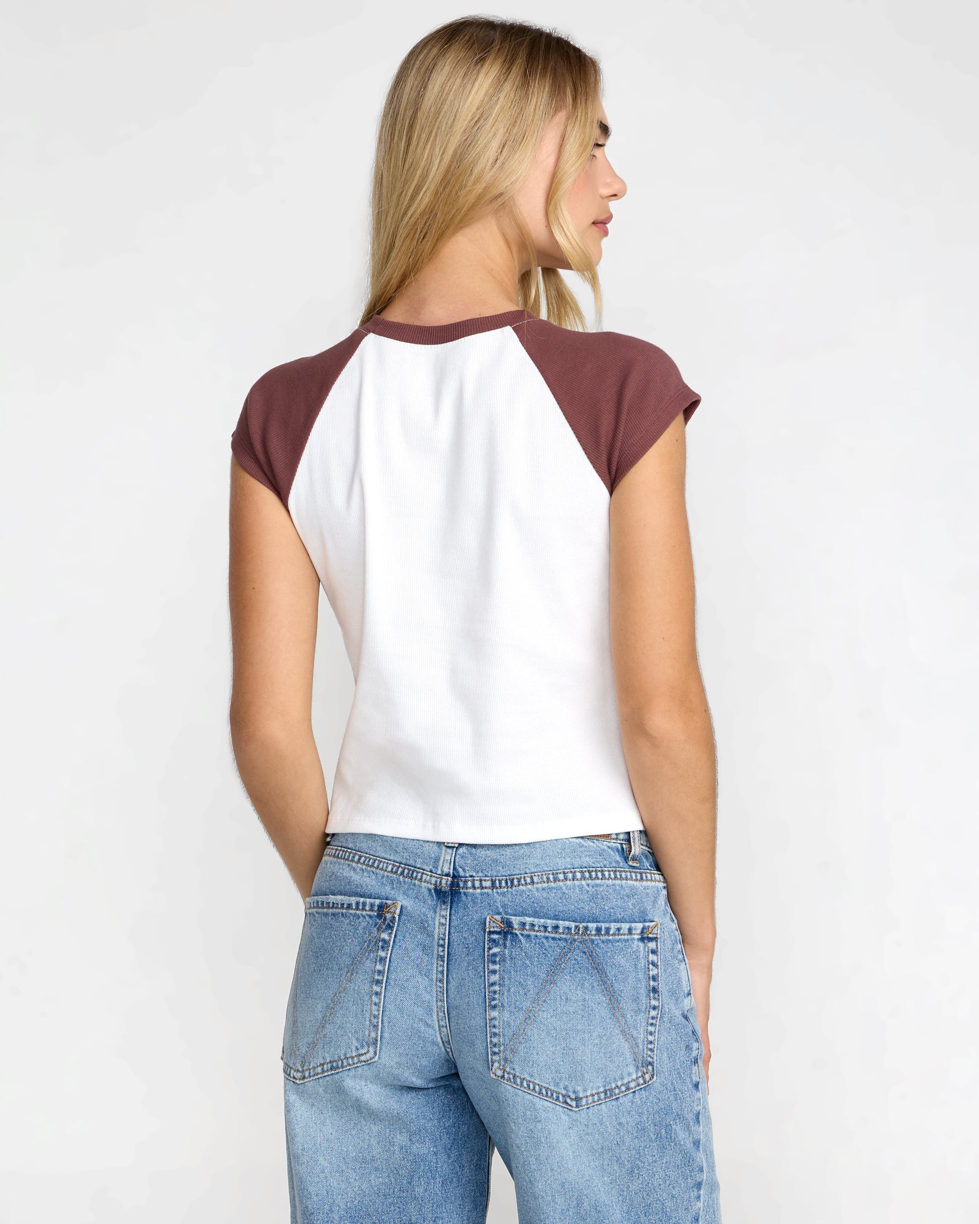 Roam Raglan - Terra Brown | RVCA online