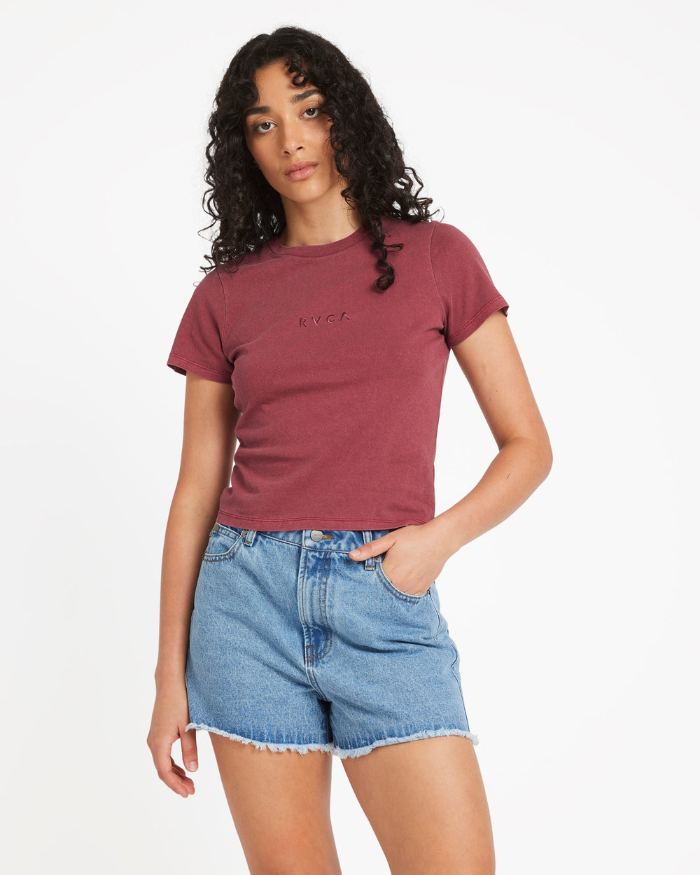 Forever Tee - Ruby Red | RVCA sale