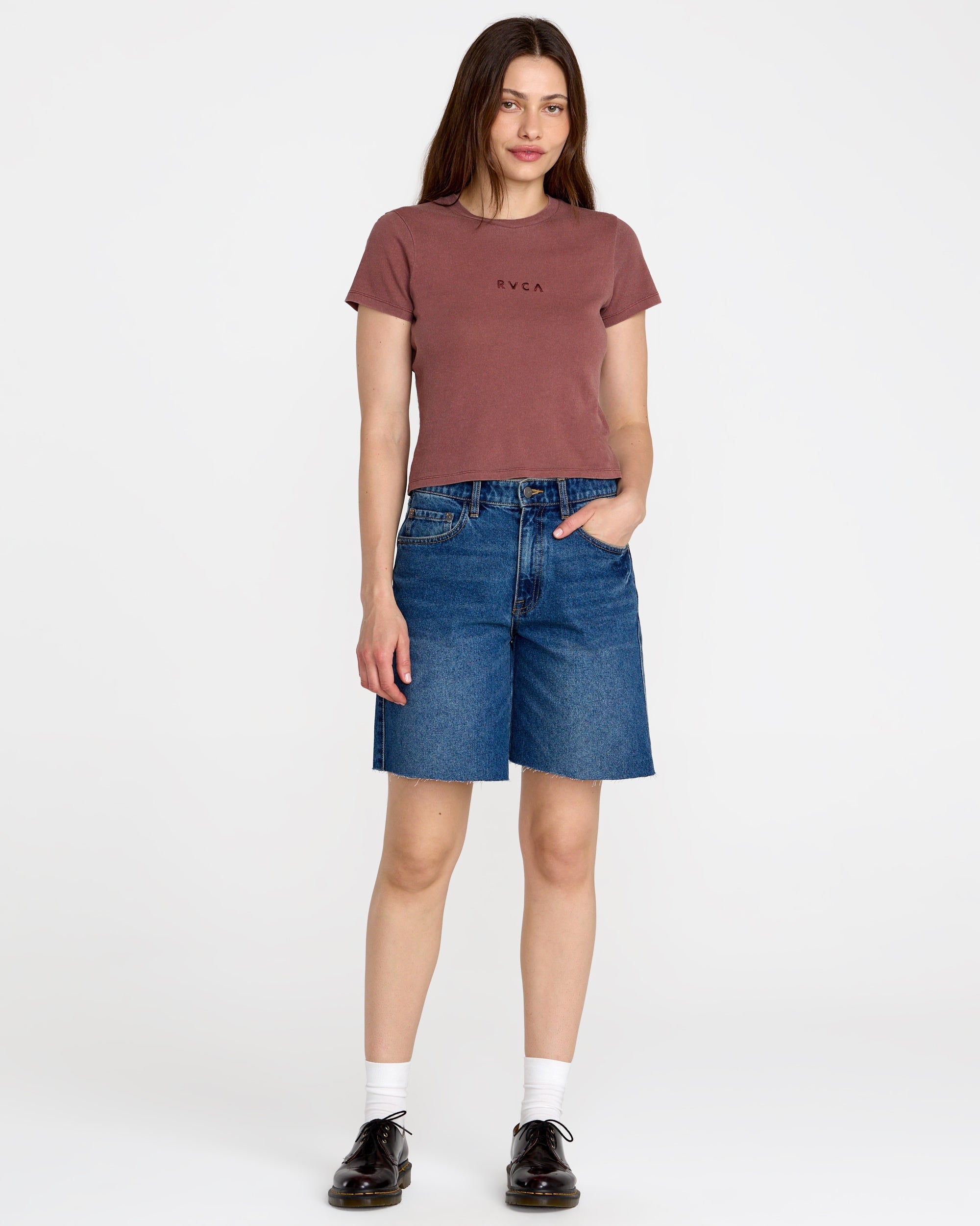 Forever Tee - Terra Brown | RVCA near me