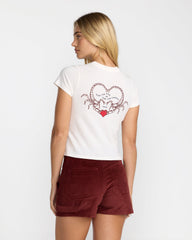 Scorpion 411 Tee - Cloud | RVCA for sale