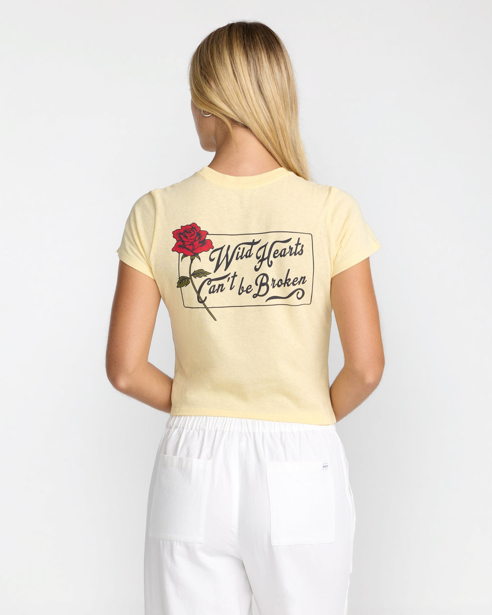 Wild Hearts 411 Tee - Sunshine | RVCA outlet
