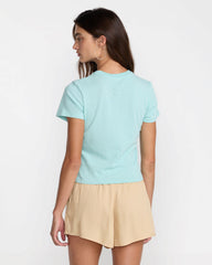 Keep Growing 411 Tee - Aqua Haze | RVCA outlet