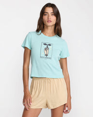 Keep Growing 411 Tee - Aqua Haze | RVCA outlet