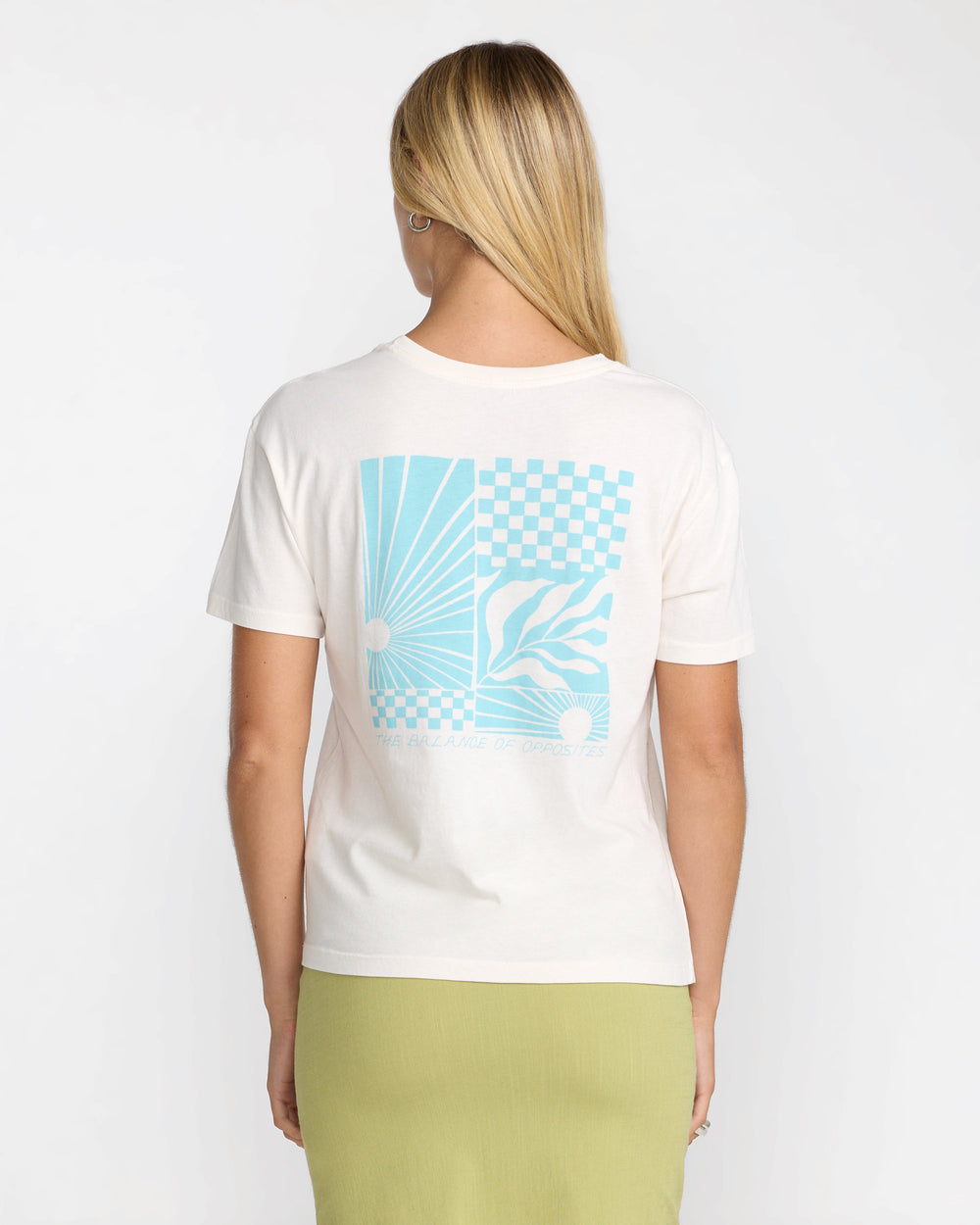 Sun Tides Icon Tee - Cloud | RVCA discount