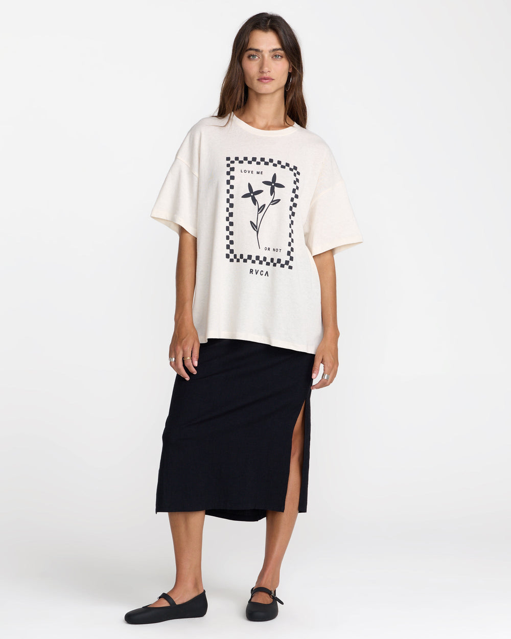 Love Me Boyfriend Tee - Cloud | RVCA sale