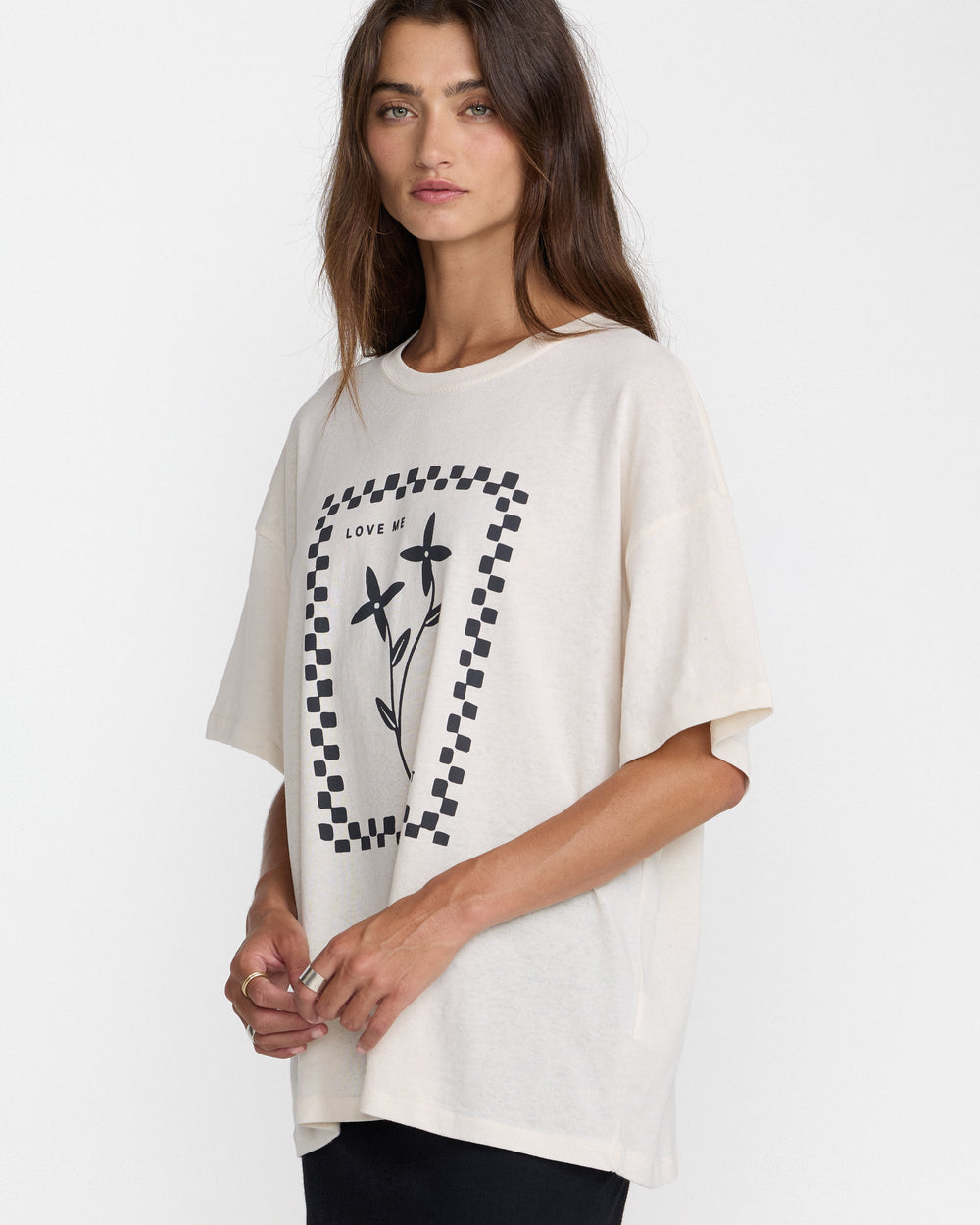 Love Me Boyfriend Tee - Cloud | RVCA sale